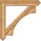 Ekena Millwork Westlake Arts and Crafts Rough Sawn Bracket w/ Offset Brace, Western Red Cedar, 8"W x 46"D x 46"H BKT0806X46X46WTL03RWR - alternate 3
